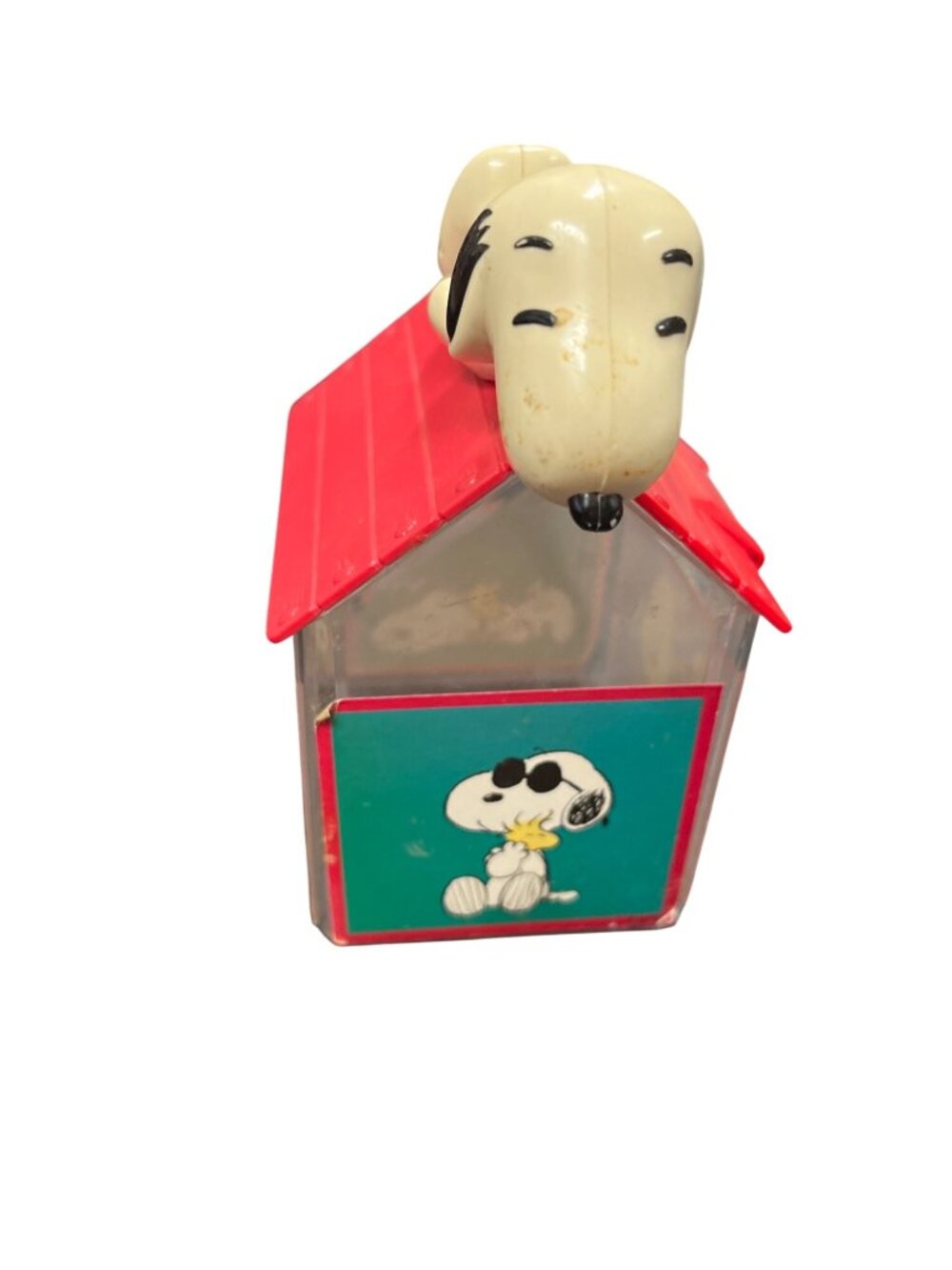 Snoopy Peanuts celebration Vintage dog house candy trinket container SKU 10-540 - Picture 4 of 8